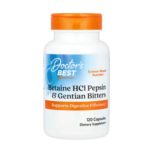 Betain HCL + pepszin, 120 kapszula